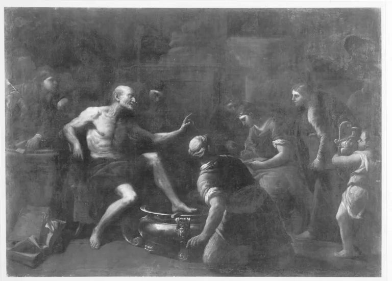 Sénèque mourant - Luca Giordano image 1 copie de tableau peinte à la main