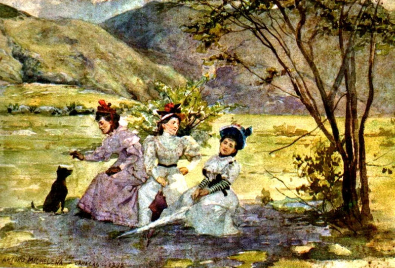 Señoritas en el campo. - Arturo Michelena