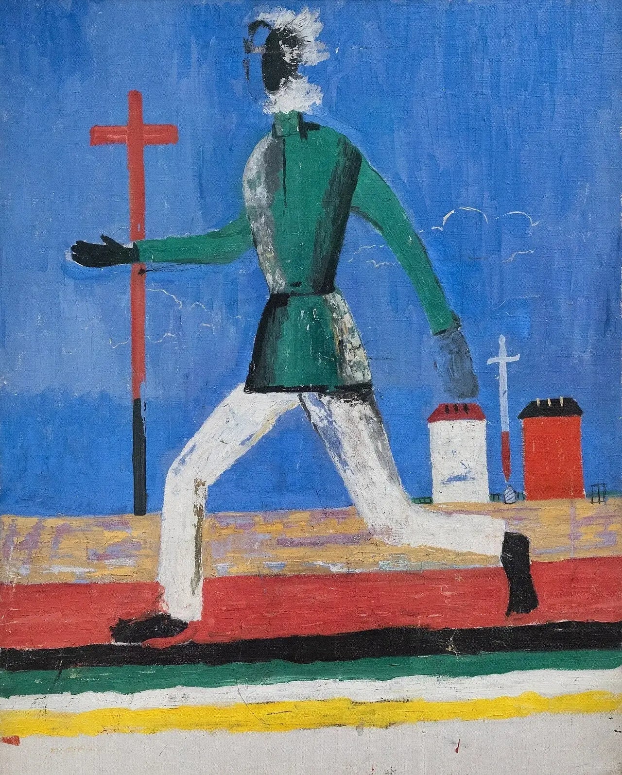Sensation de danger - Kazimir Malevich image 1 copie de tableau peinte à la main