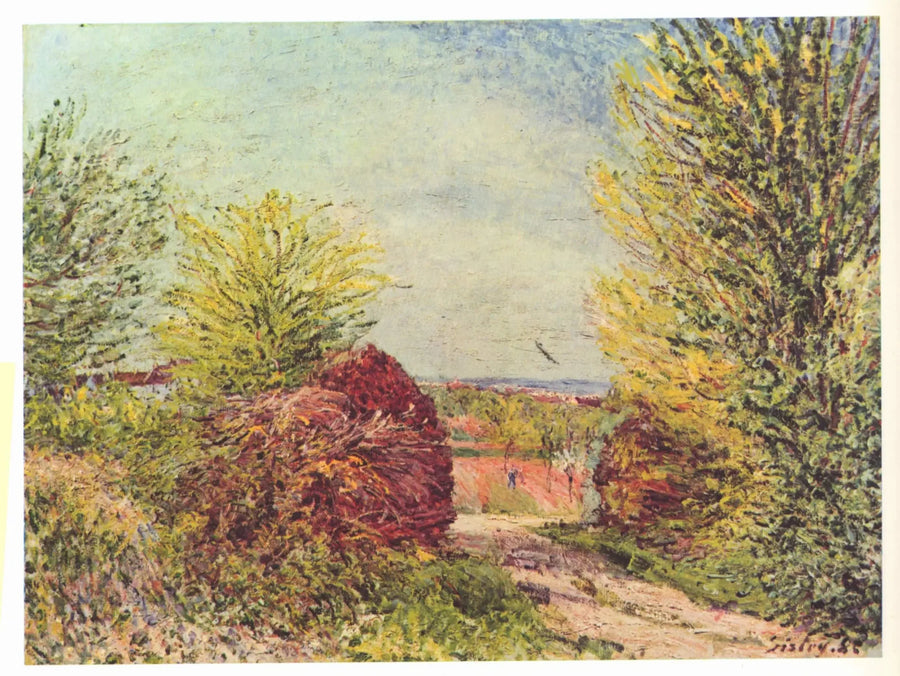 Sentier à Veneux-Nadon au printemps - Alfred Sisley
