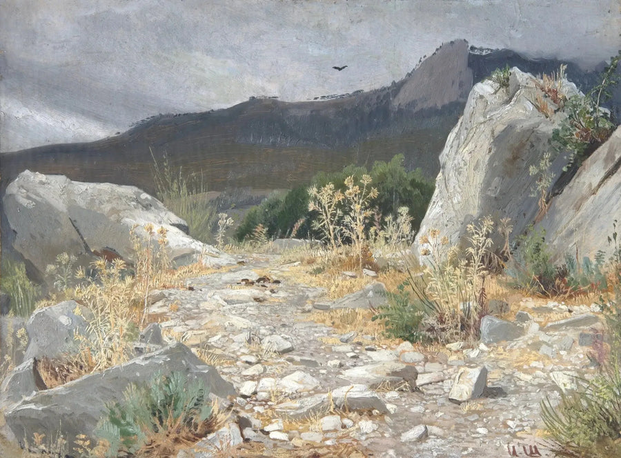 Sentier de montagne. Crimée - Ivan Chichkine