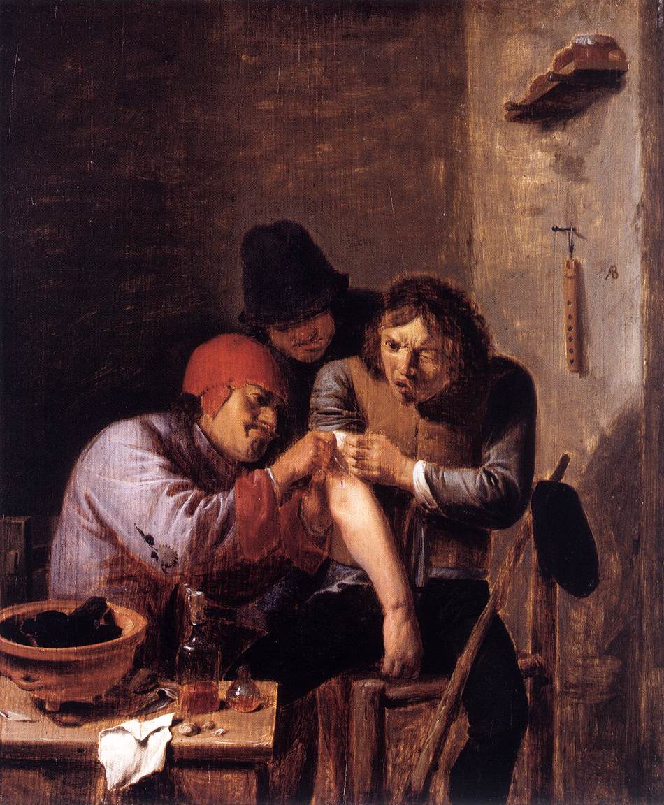 Sentiment - Adriaen Brouwer image 1 copie de tableau peinte à la main
