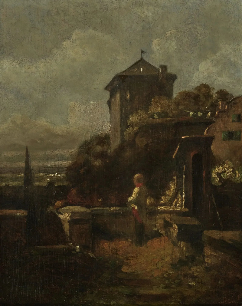 Sentinelle sur les remparts - Carl Spitzweg