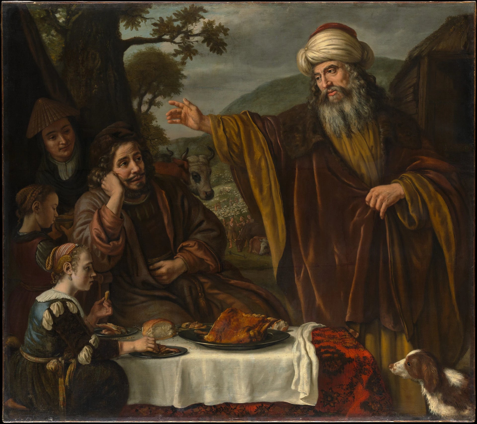 La séparation d'Abraham de la famille de Lot - Jan Victors