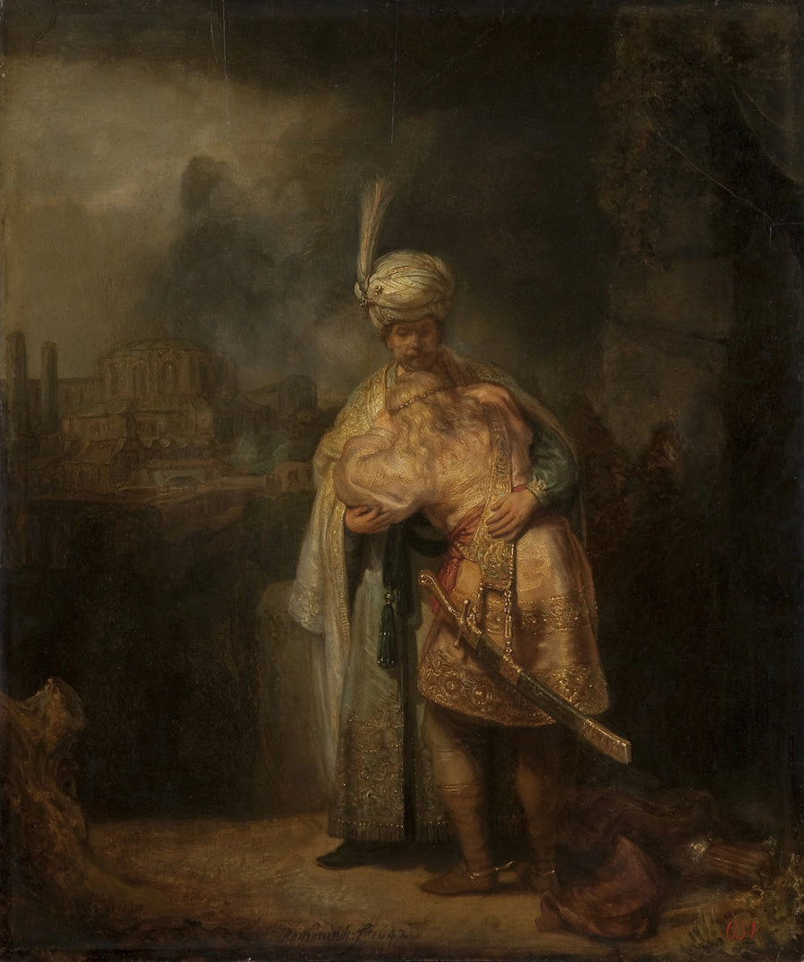 David et Jonathan – Rembrandt
