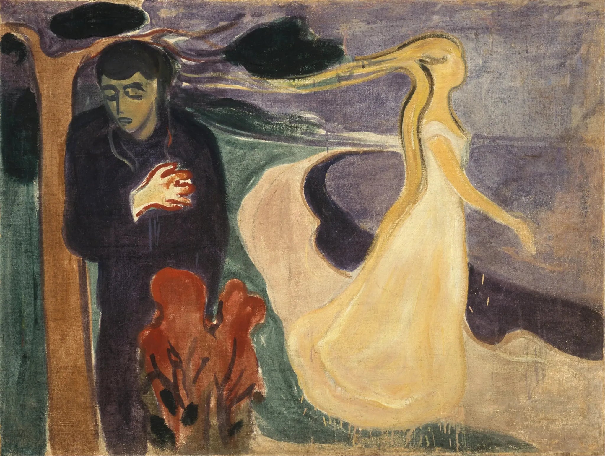 Séparation - Edvard Munch image 1 reproduction de peinture à l’huile