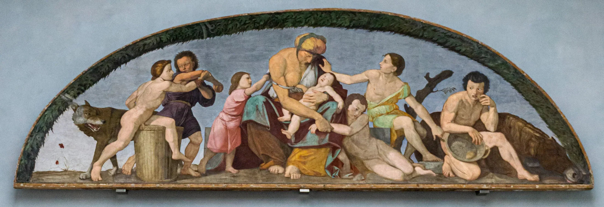 Sept maigres années - Johann Friedrich Overbeck image 1 tableau peint à l’huile sur toile