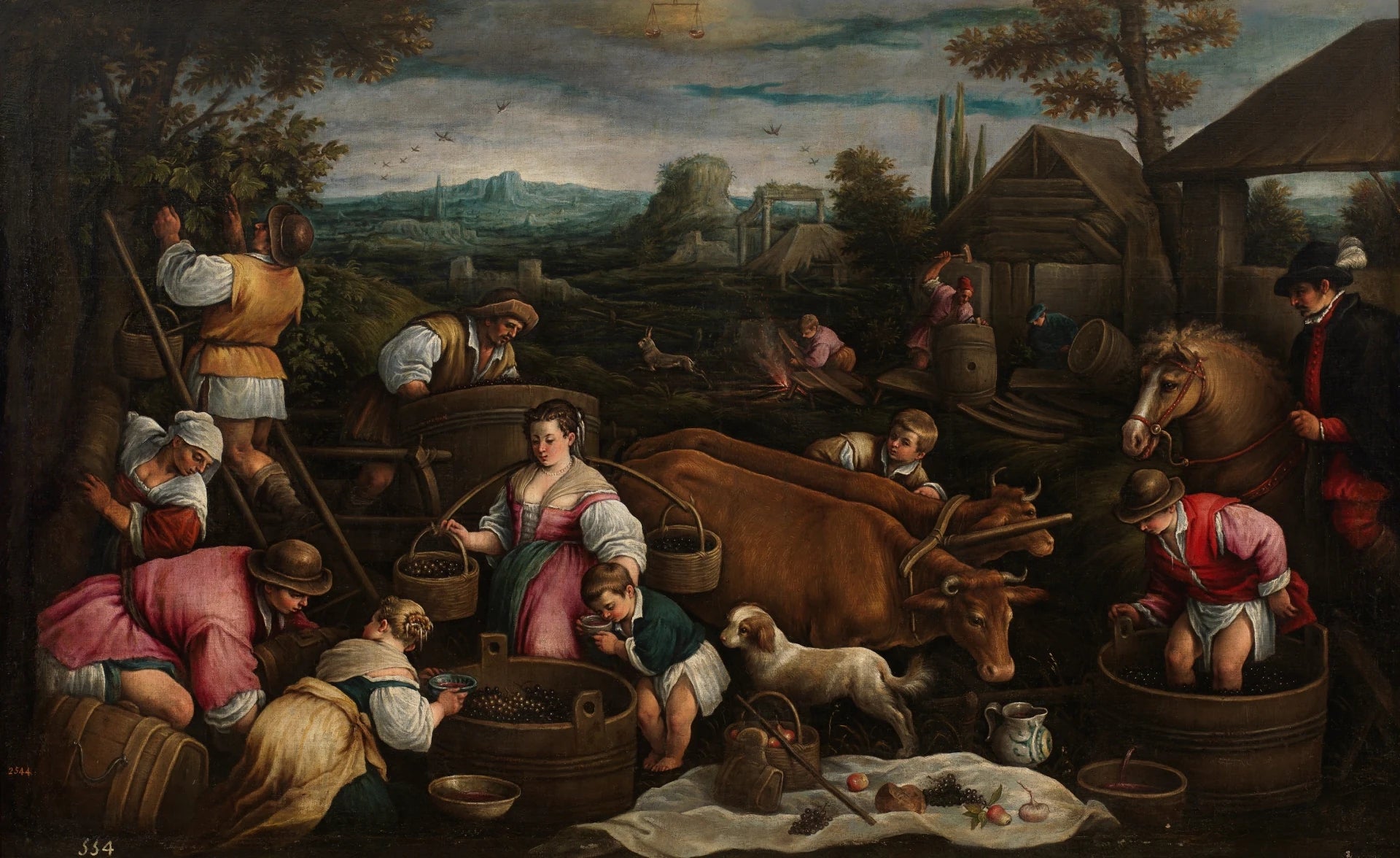 Septembre (Balance) - Francesco Bassano le Jeune