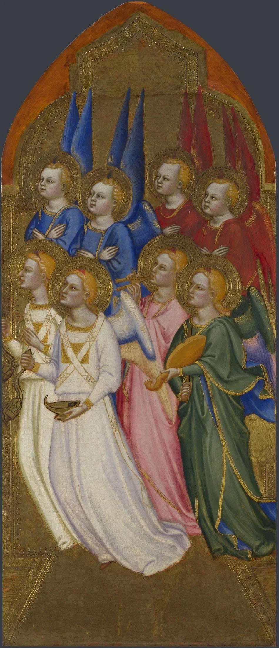 Séraphins, chérubins et anges adorateurs - Jacopo di Cione image 1 reproduction réalisée par Alpha Reproduction