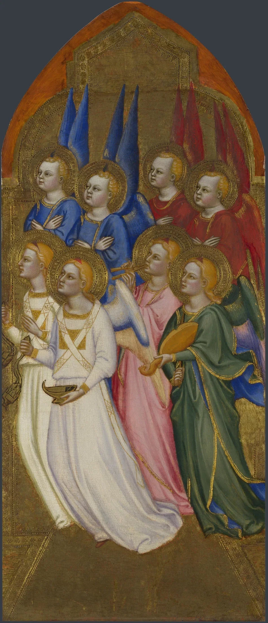 Séraphins, chérubins et anges adorateurs - Jacopo di Cione
