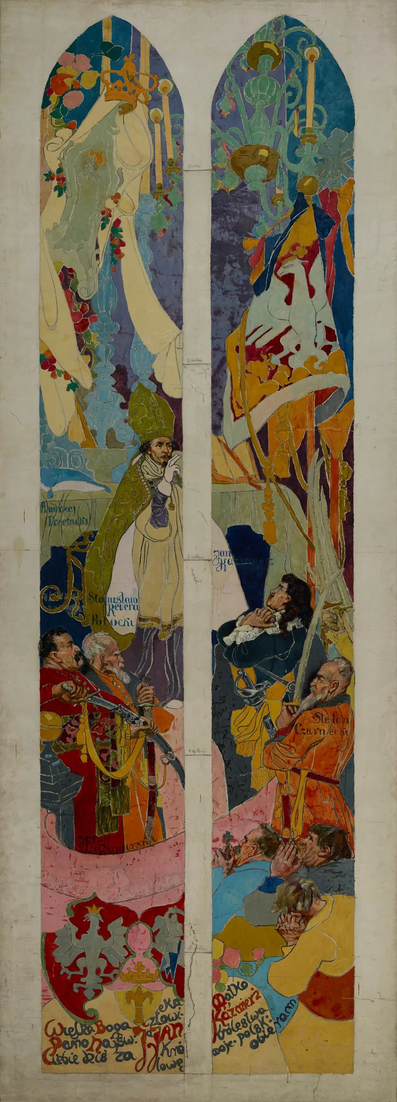 Serment de Jean Casimir - Stanisław Wyspiański image 1 reproduction artisanale de tableau