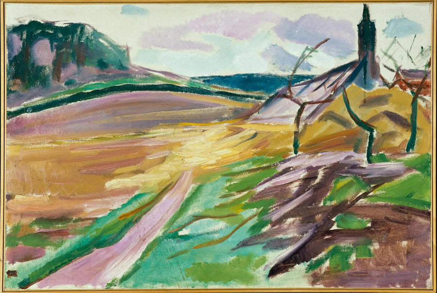 Serre à l'automne - Edvard Munch