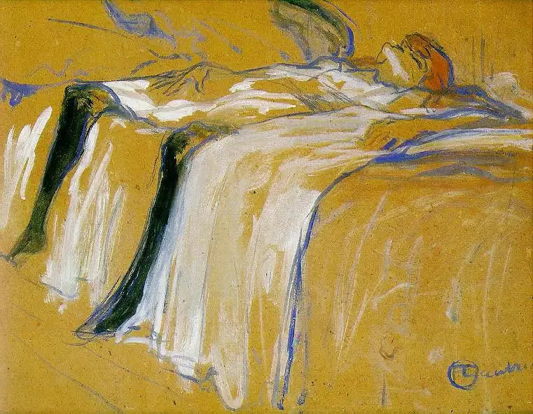 Seule - Henri de Toulouse-Lautrec image 1 reproduction de peinture à l’huile