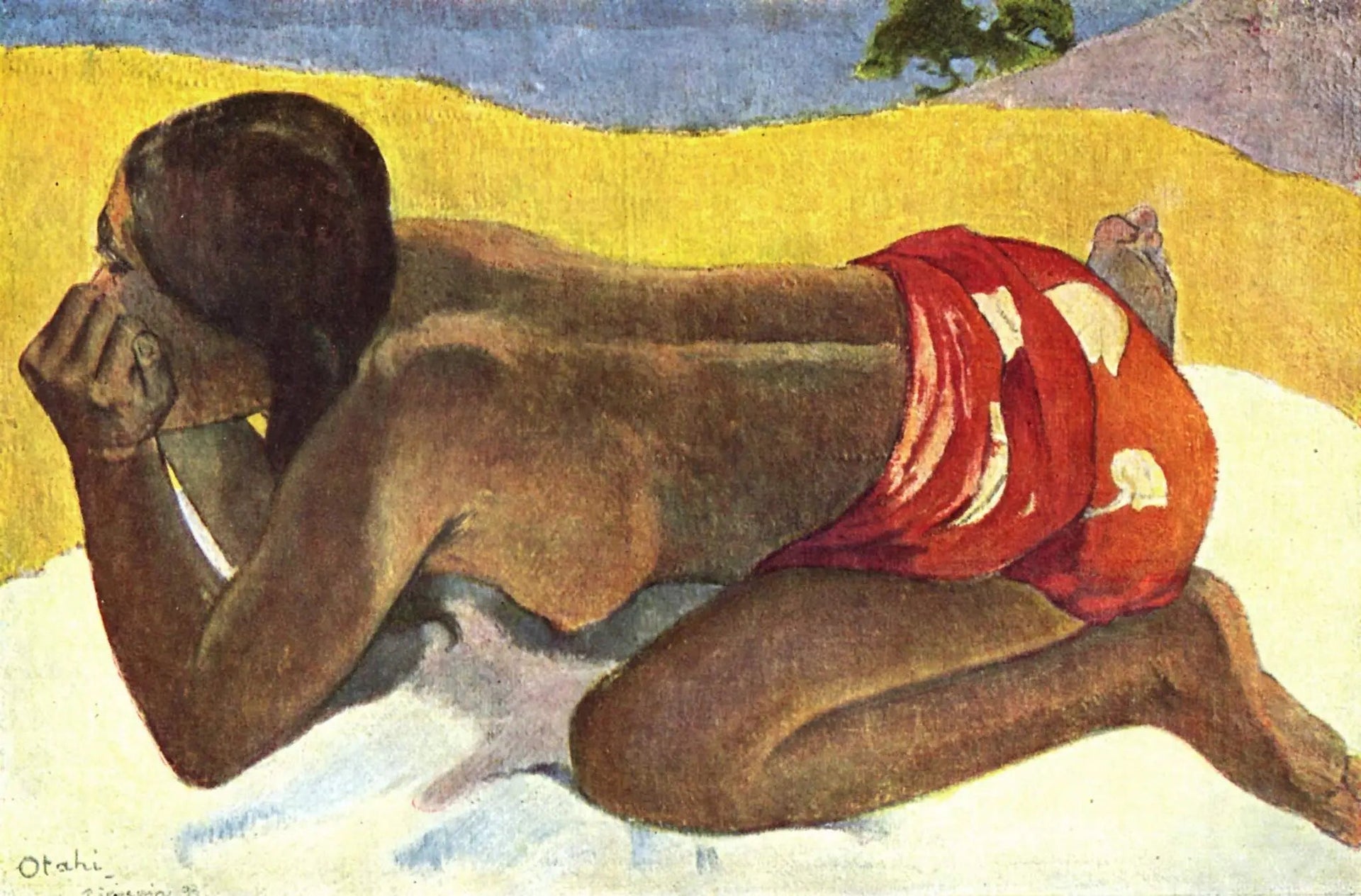 Seule - Paul Gauguin image 1 reproduction artisanale de tableau