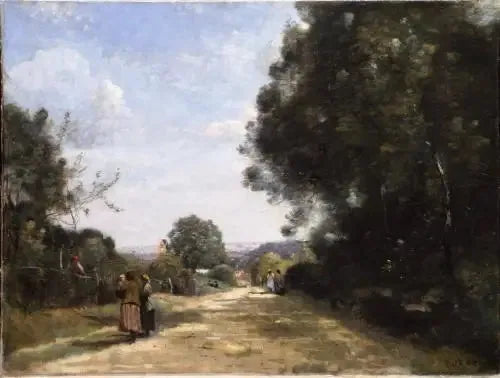 Sèvres-Brimborion. Vue prise en regardant Paris - Jean-Baptiste Camille Corot