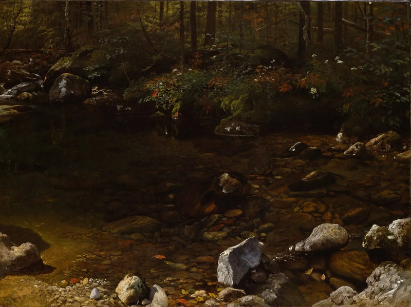 Shady Pool, White Mountains, New Hampshire - Albert Bierstadt