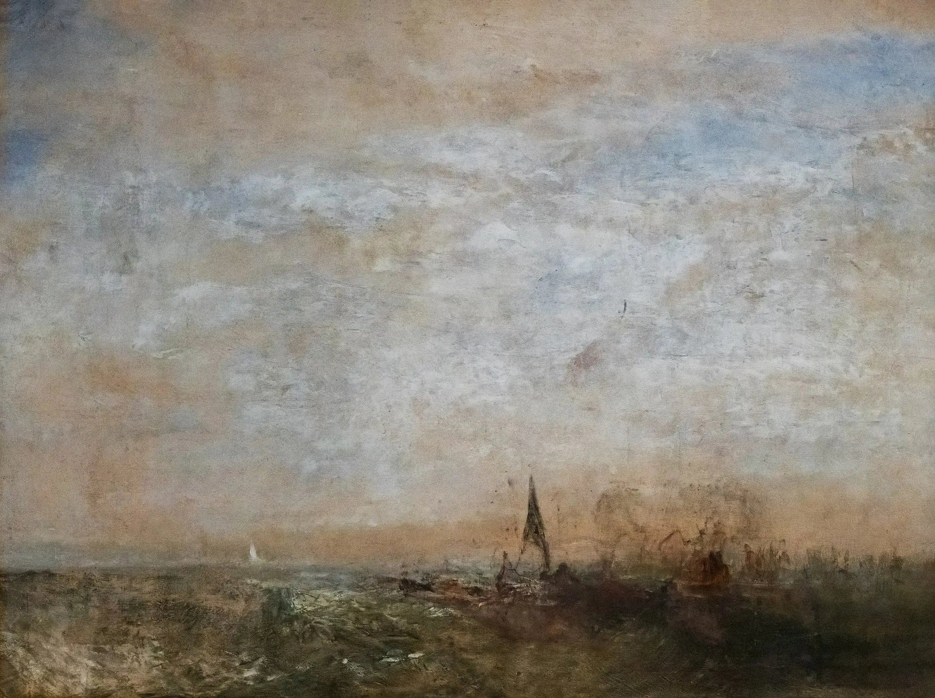 Shipping - J. M. W. Turner image 1 reproduction de peinture à l’huile