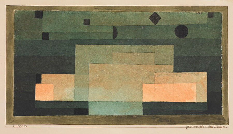 The Firmament Above the Temple - Paul Klee