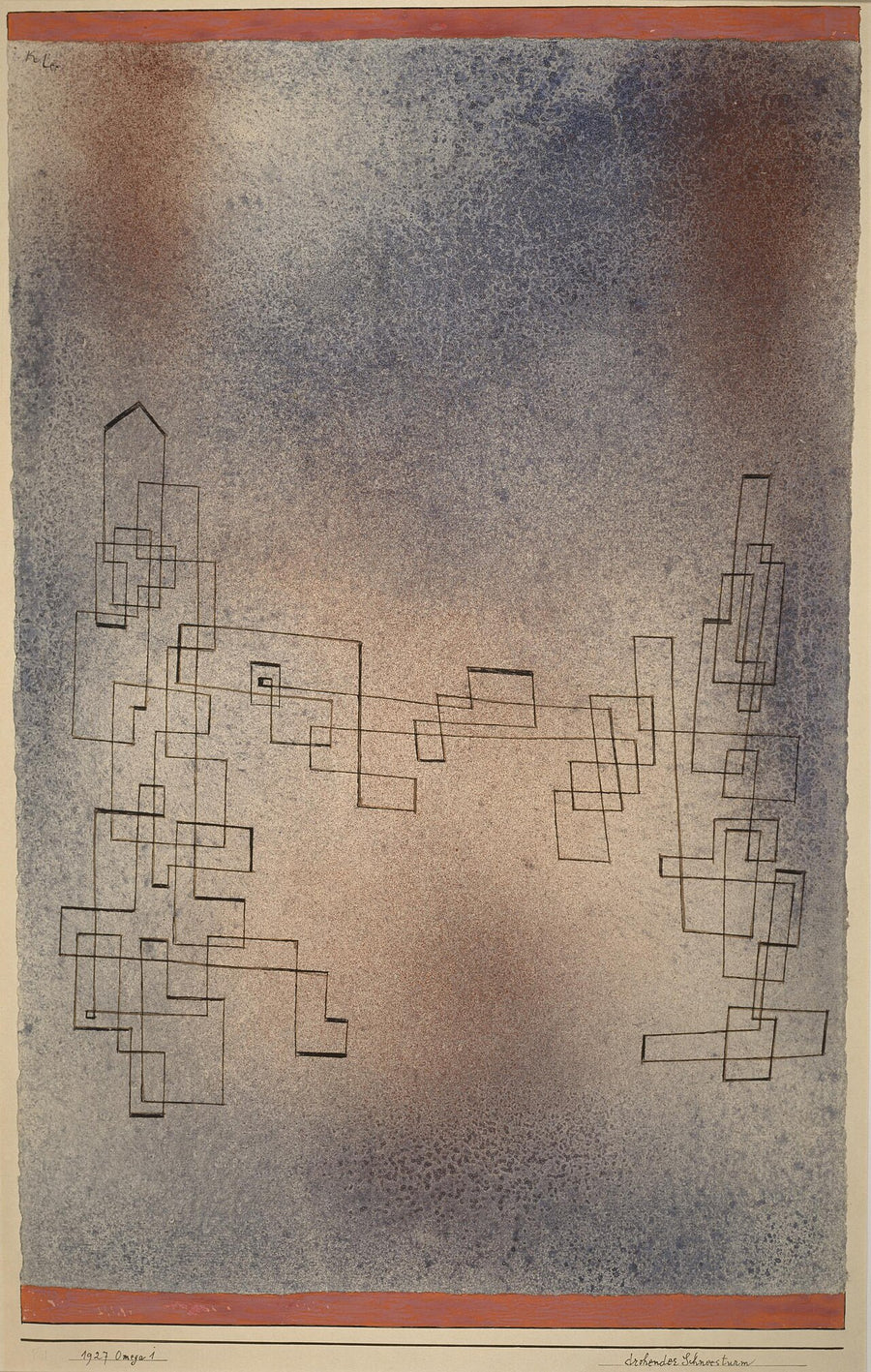 Threatening Snowstorm - Paul Klee