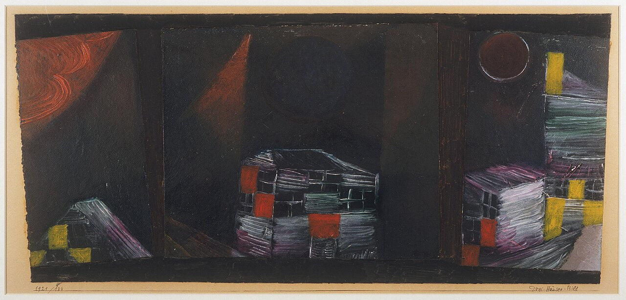 Three Houses Picture - Paul Klee