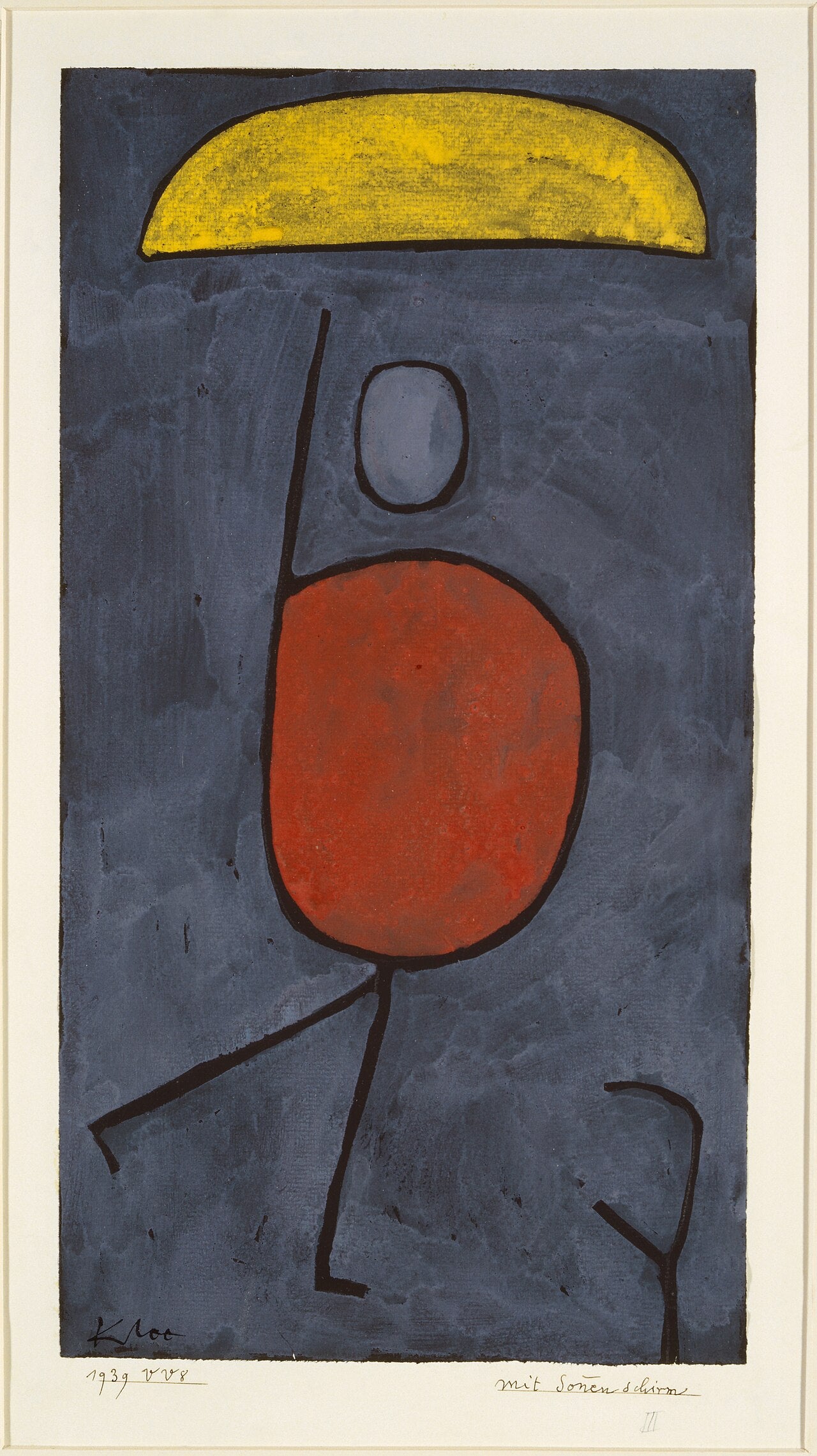 Avec un parapluie - Paul Klee