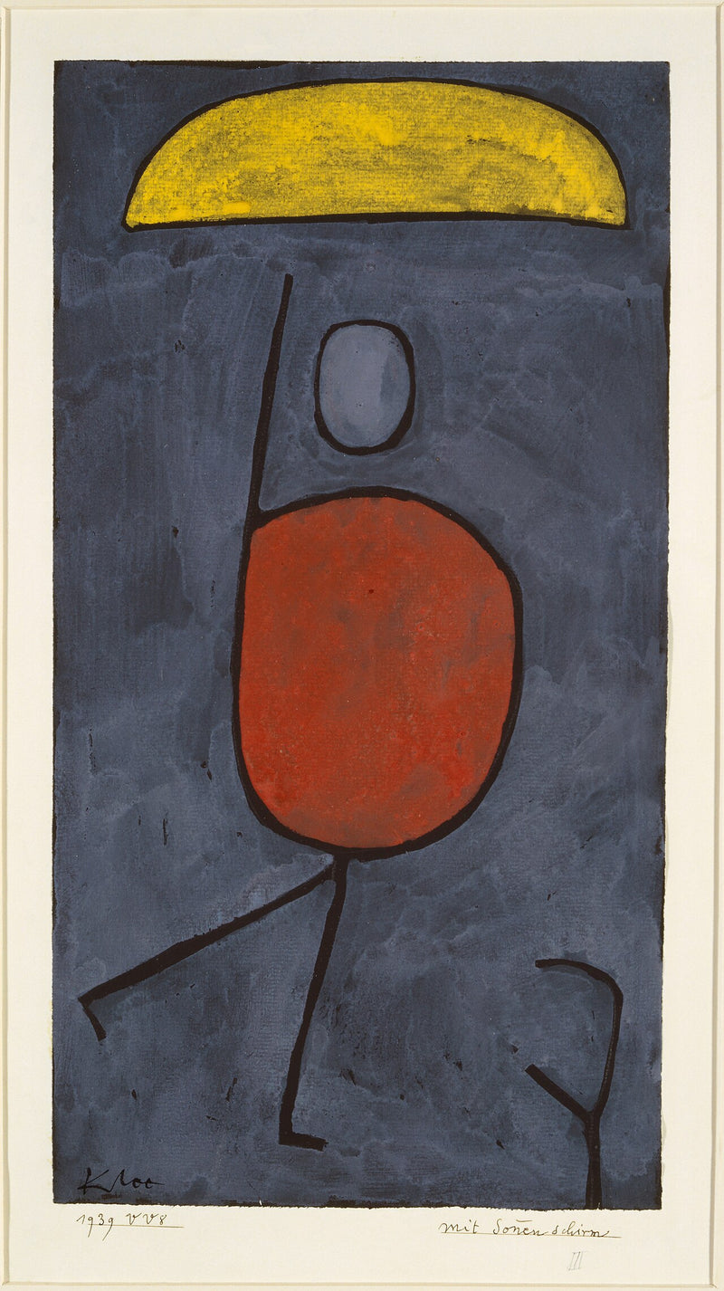 Avec un parapluie - Paul Klee