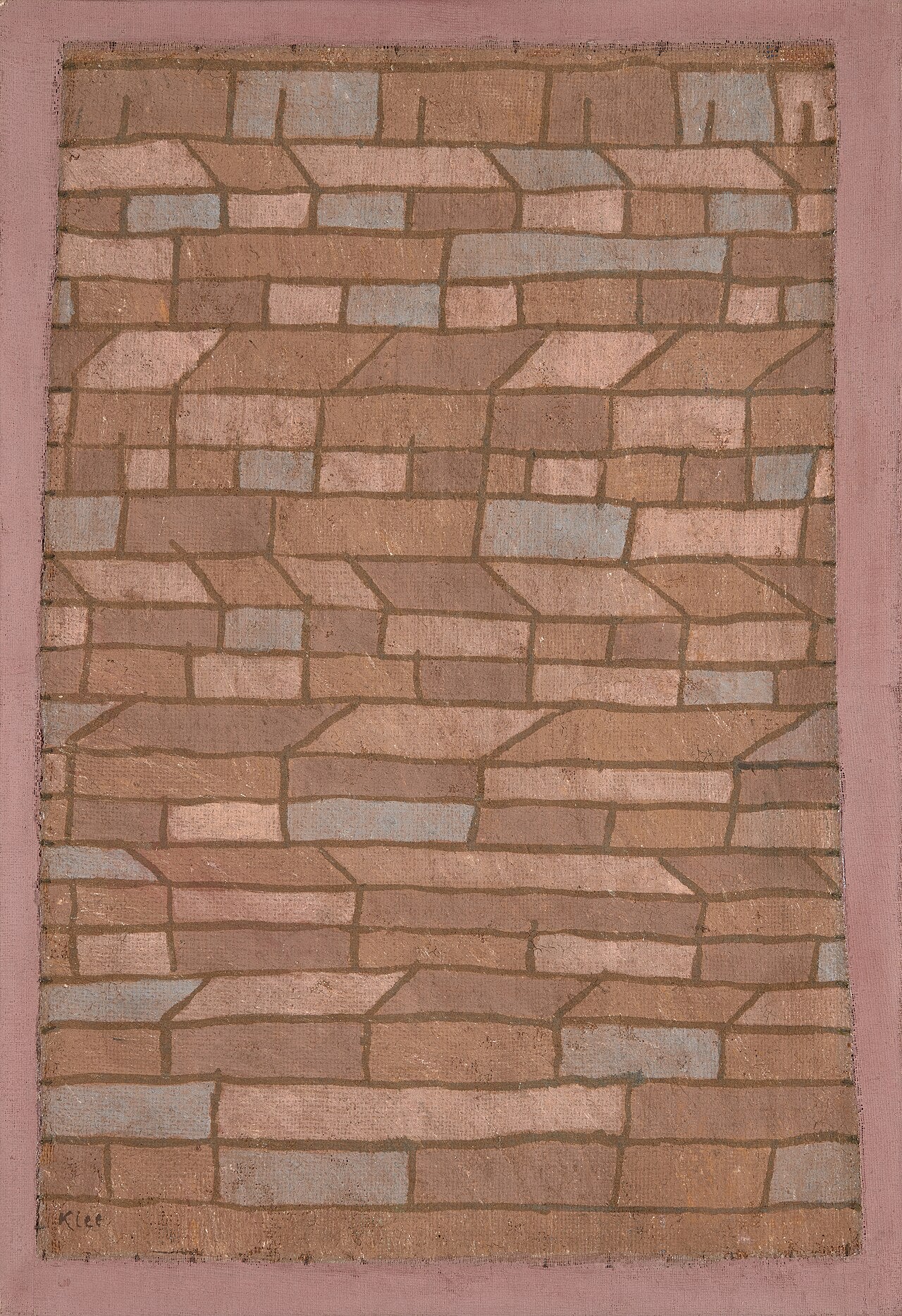 Habitat avec baraques - Paul Klee