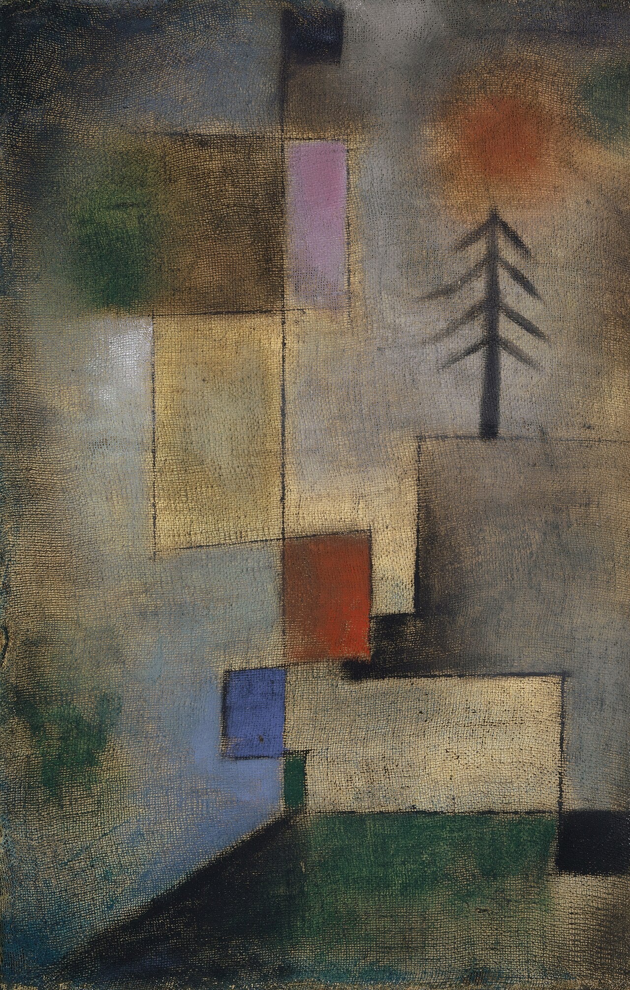 Petit tableau au sapin - Paul Klee