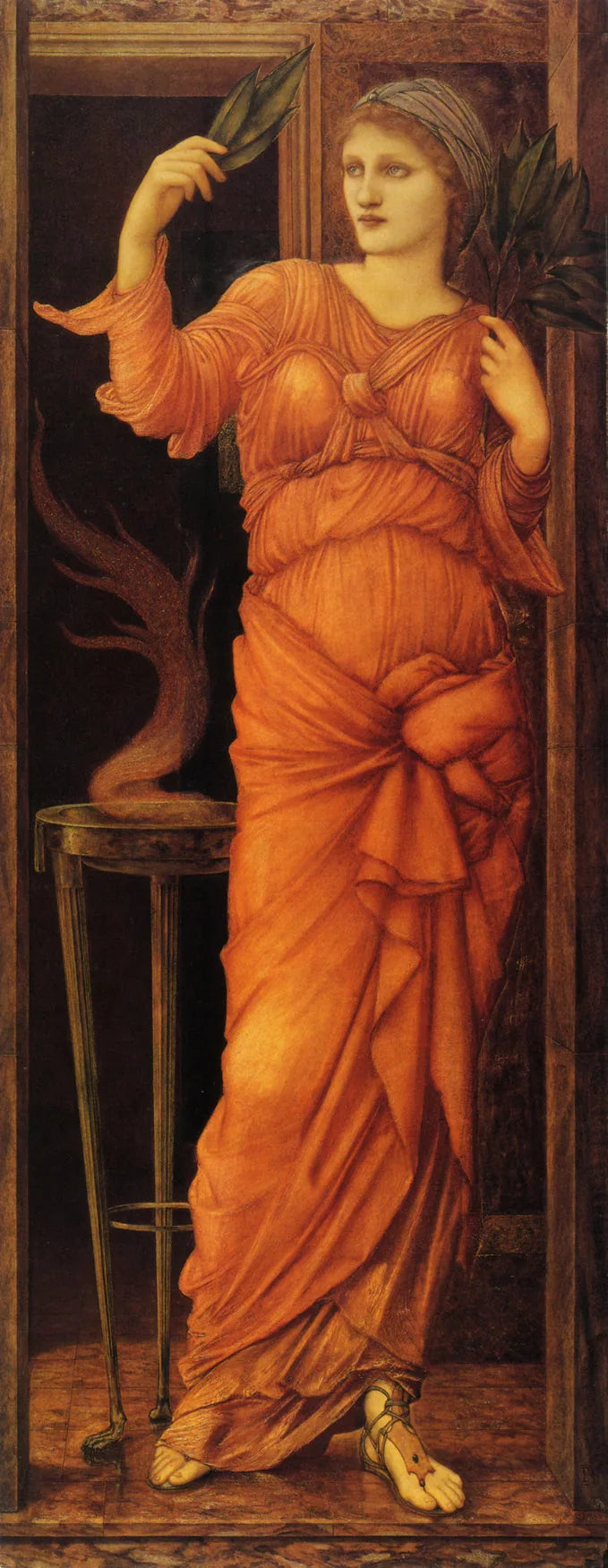 Sibylle Delphica - Edward Burne-Jones image 1 copie de tableau peinte à la main