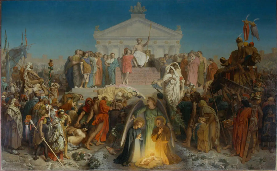 Siècle d'Auguste : Naissance de N.S. Jésus-Christ - Jean-Léon Gérôme