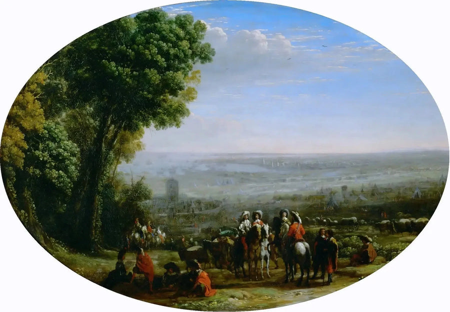 Siège de La Rochelle par Louis XIII - Claude Lorrain