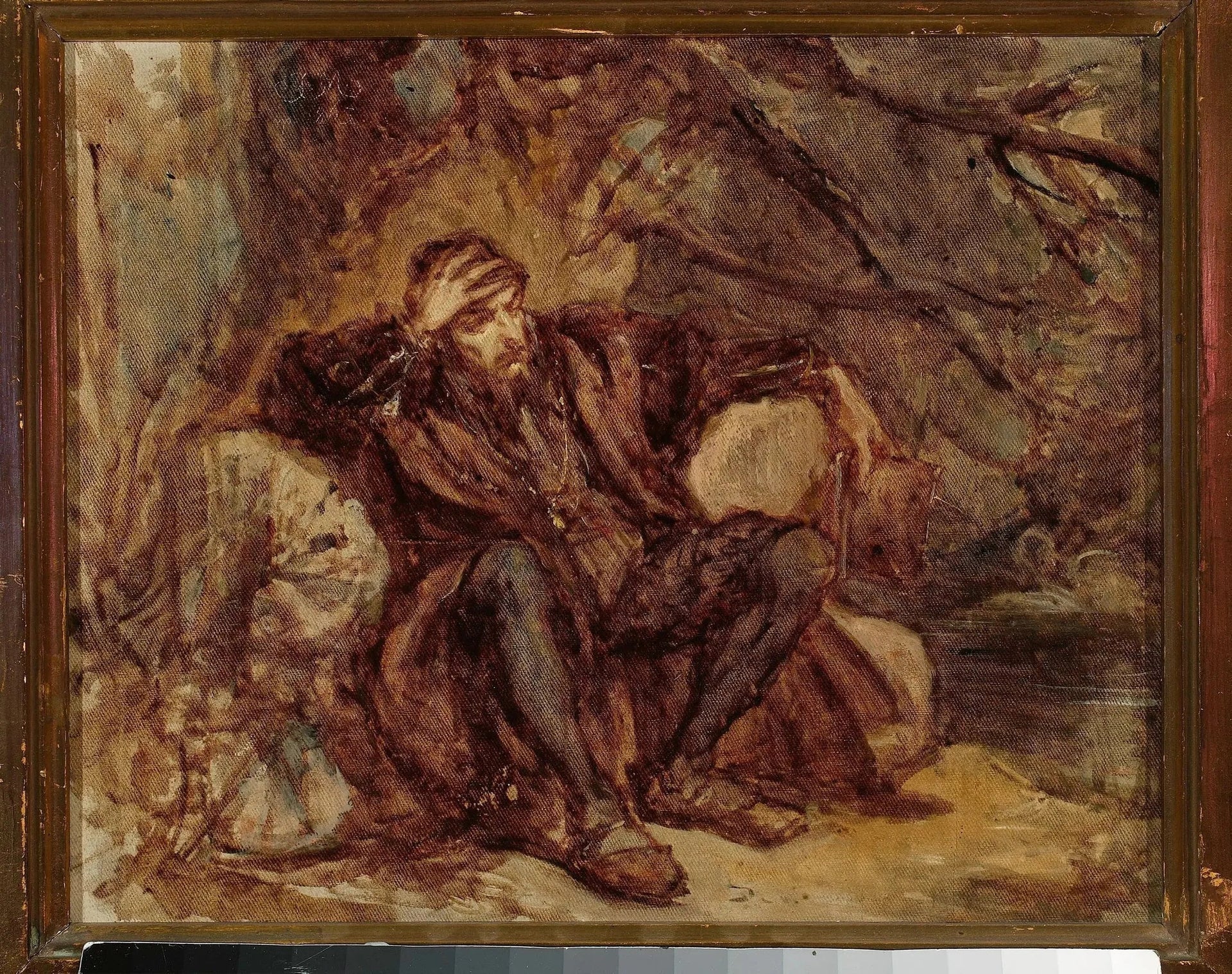Sigismond Auguste dans le jardin de Vilnius, croquis - Jan Matejko image 1 reproduction réalisée par Alpha Reproduction