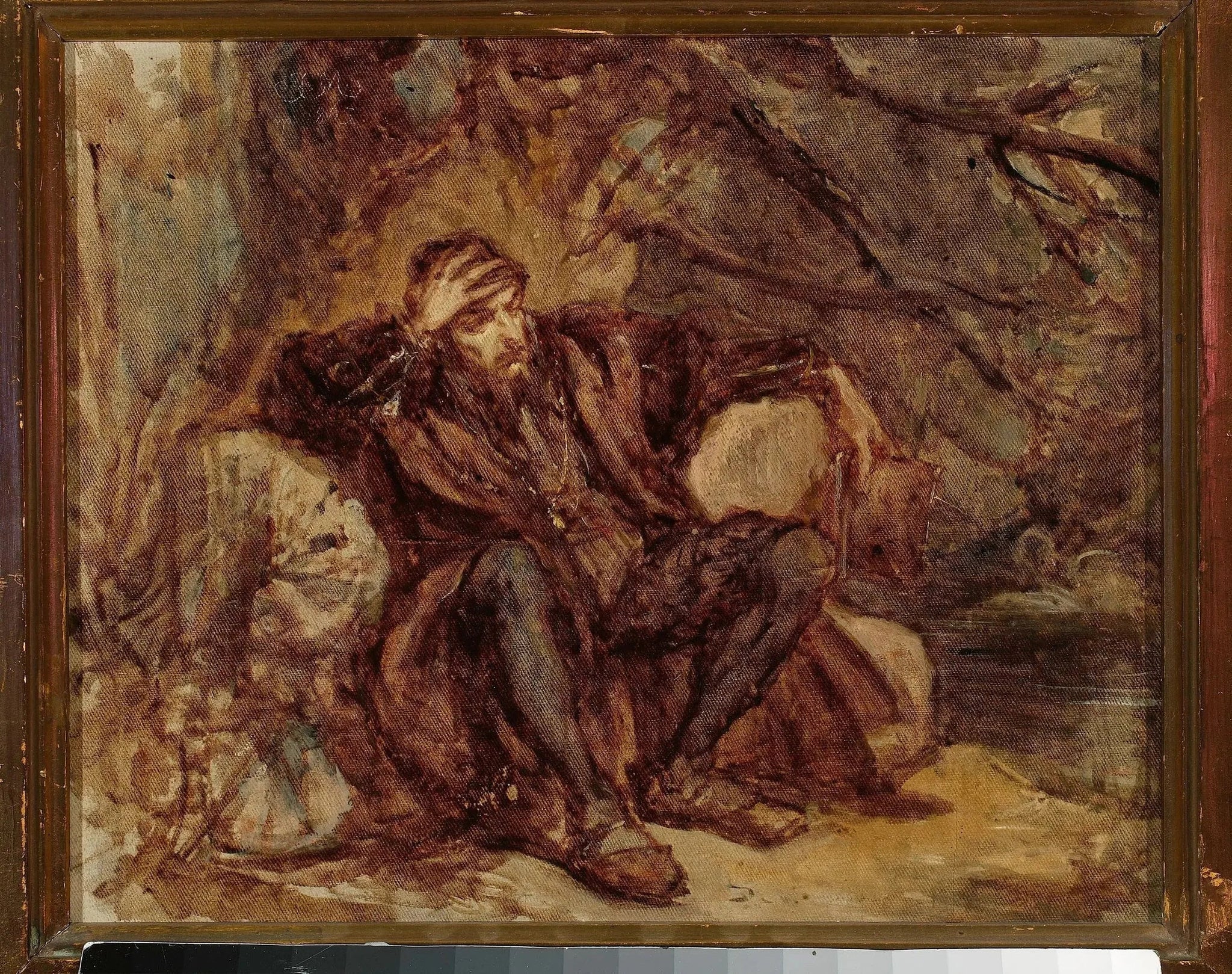 Sigismond Auguste dans le jardin de Vilnius, croquis - Jan Matejko image 1 reproduction réalisée par Alpha Reproduction
