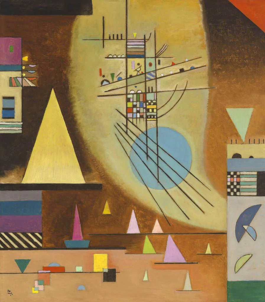 Silencieux - Vassily Kandinsky image 1 tableau peint à l’huile sur toile