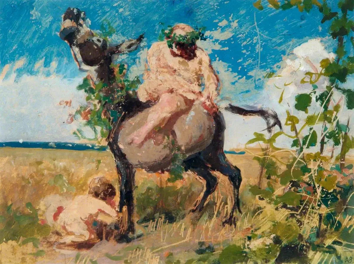 Silène - Arnold Böcklin image 1 reproduction de peinture à l’huile