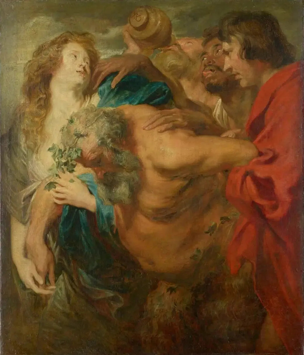 Silène ivre - Antoine van Dyck image 1 reproduction de peinture à l’huile