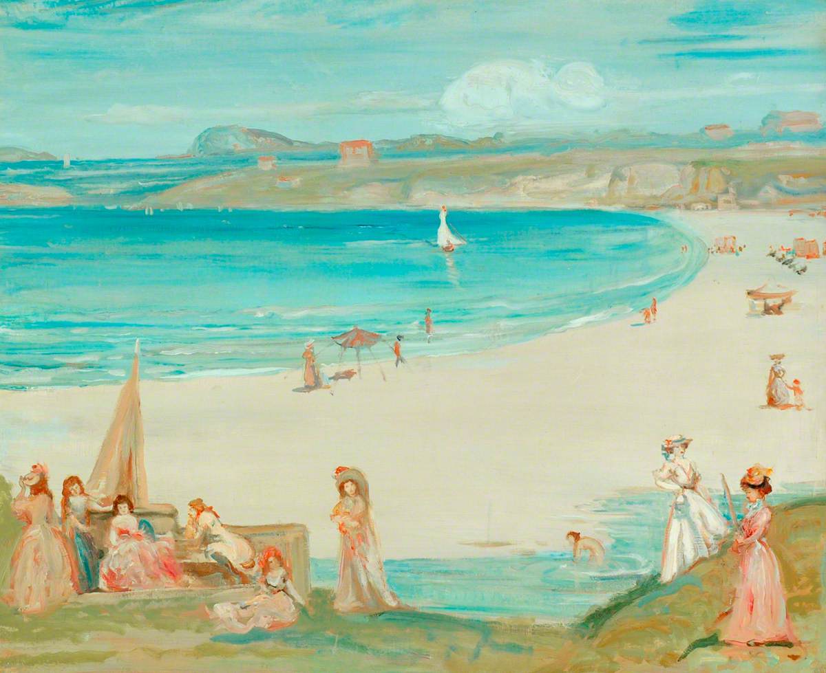 Silver Sands - Charles Conder image 1 reproduction de peinture à l’huile