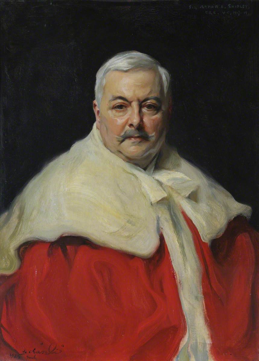 Sir Arthur Everett Shipley, Maître - Philip de László image 1 tableau peint à l’huile sur toile