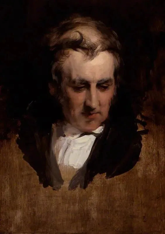 Sir Augustus Wall Callcott - Edwin Henry Landseer image 1 reproduction artisanale de tableau
