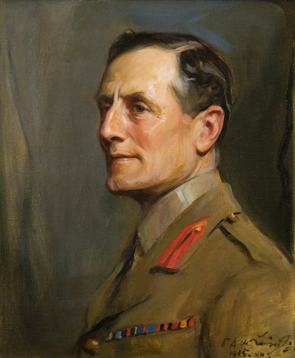 Sir Charles Burn (1859–1930), plus tard Forbes-Leith, 1er baronnet - Philip de László image 1 copie peinte à la main à l’huile