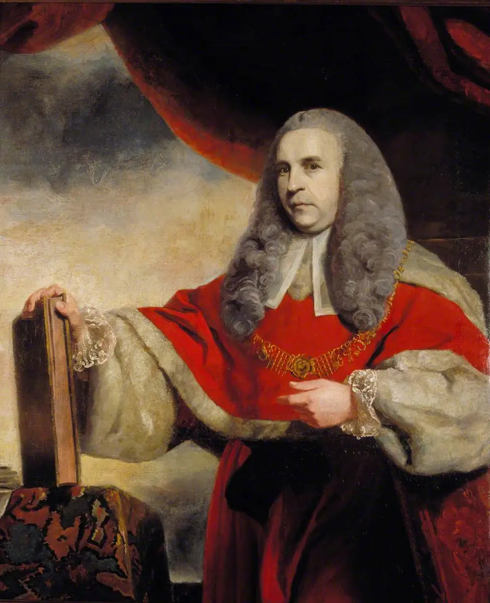 Sir Charles Pratt, plus tard Lord Camden - Joshua Reynolds image 1 reproduction de peinture à l’huile