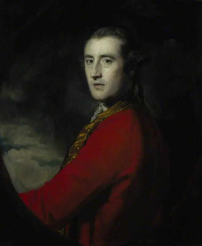 Sir David Lindsay, 4e baron d'Evelick (vers 1732 - 1797) - Joshua Reynolds image 1 copie peinte à la main à l’huile