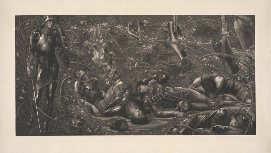Le Bois de ronces, petite version - Edward Burne-Jones