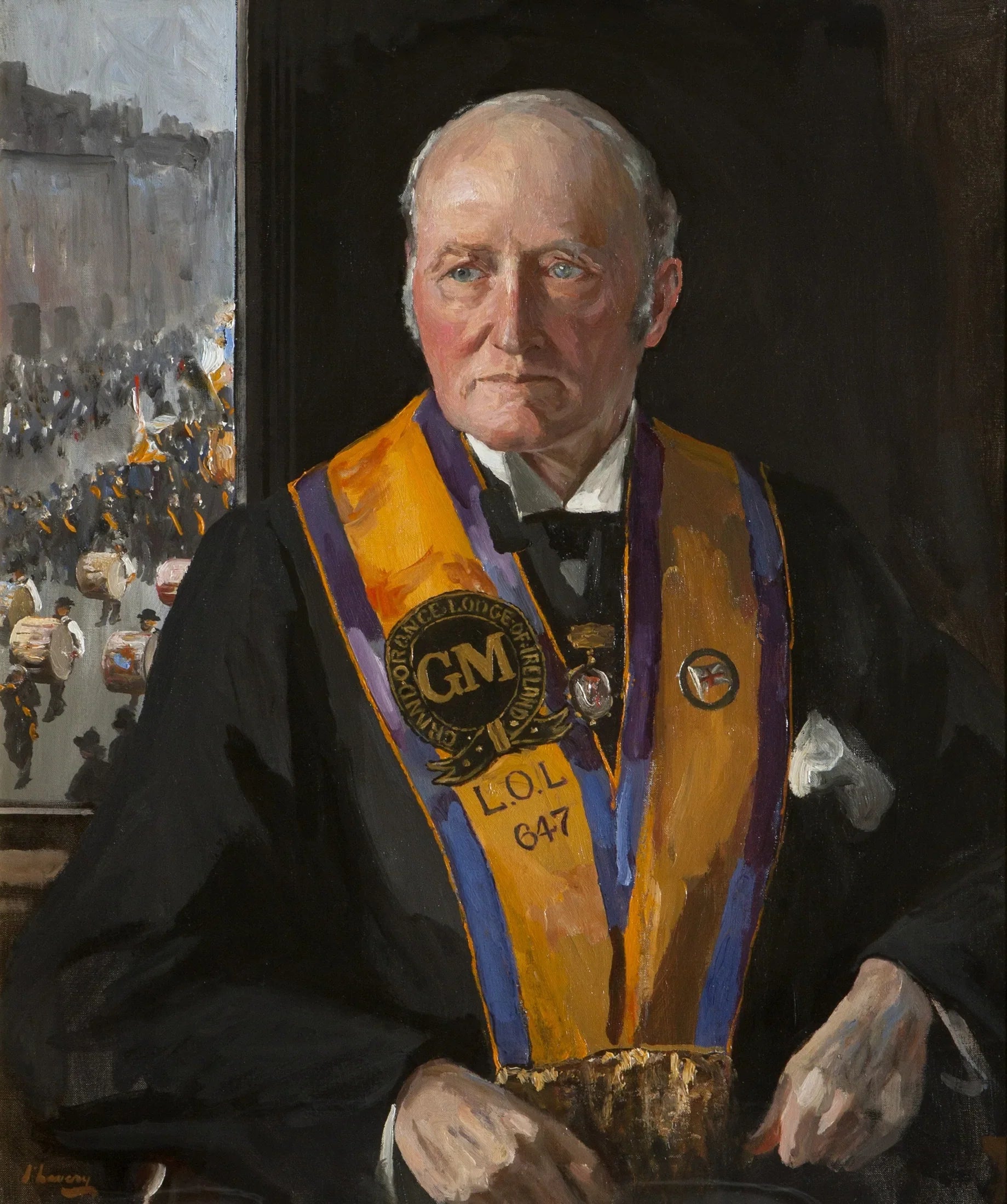 Sir Edward Mervyn Archdale (1853–1943), PC, DL - John Lavery image 1 reproduction réalisée par Alpha Reproduction