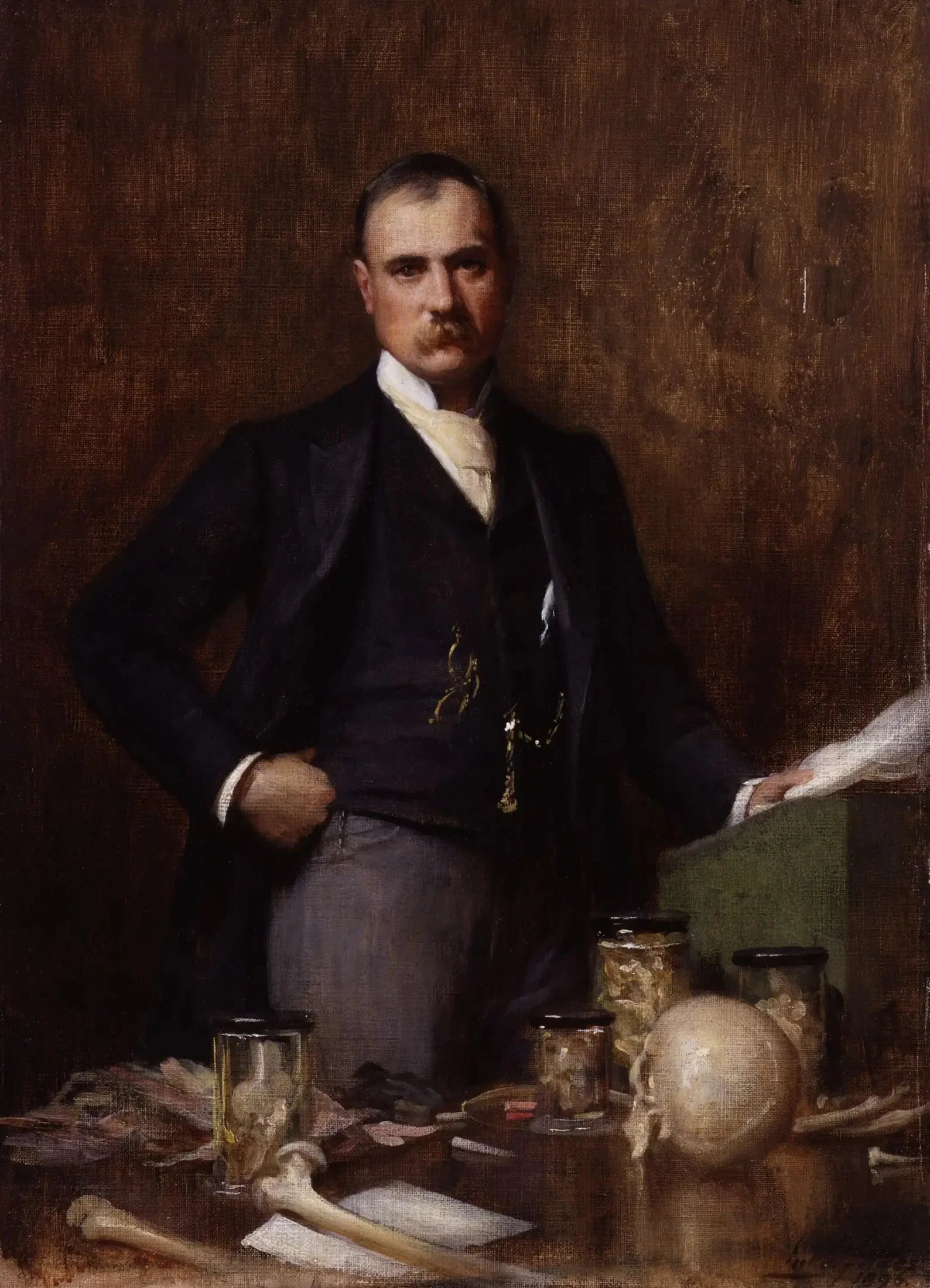 Sir Frederick Treves, 1er baronnet - Luke Fildes image 1 copie de tableau peinte à la main