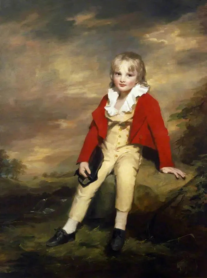 Sir George Sinclair d'Ulbster (1790–1868), enfant - Henry Raeburn image 1 copie de tableau peinte à la main