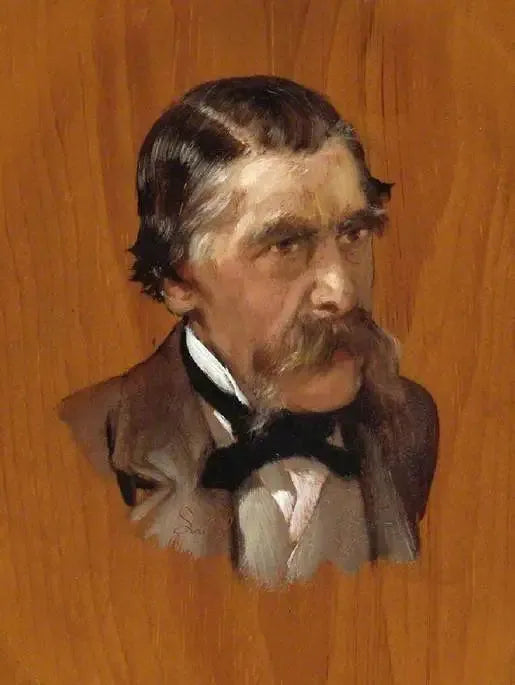 Sir Henry Thompson, baronnet (1820–1904) - Lawrence Alma-Tadema image 1 copie peinte à la main à l’huile