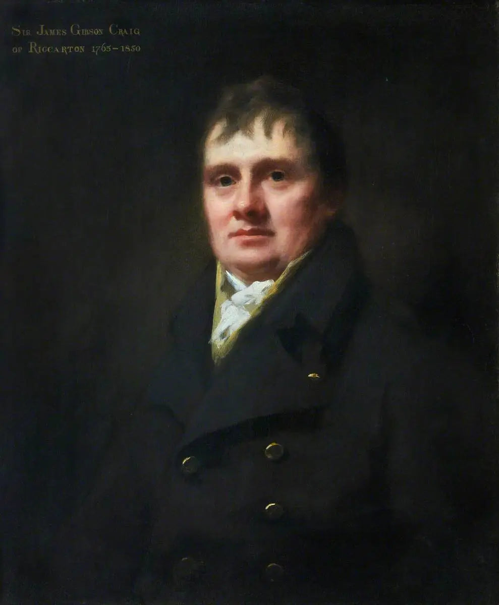 Sir James Gibson-Craig (1765–1850) - Henry Raeburn image 1 reproduction artisanale de tableau