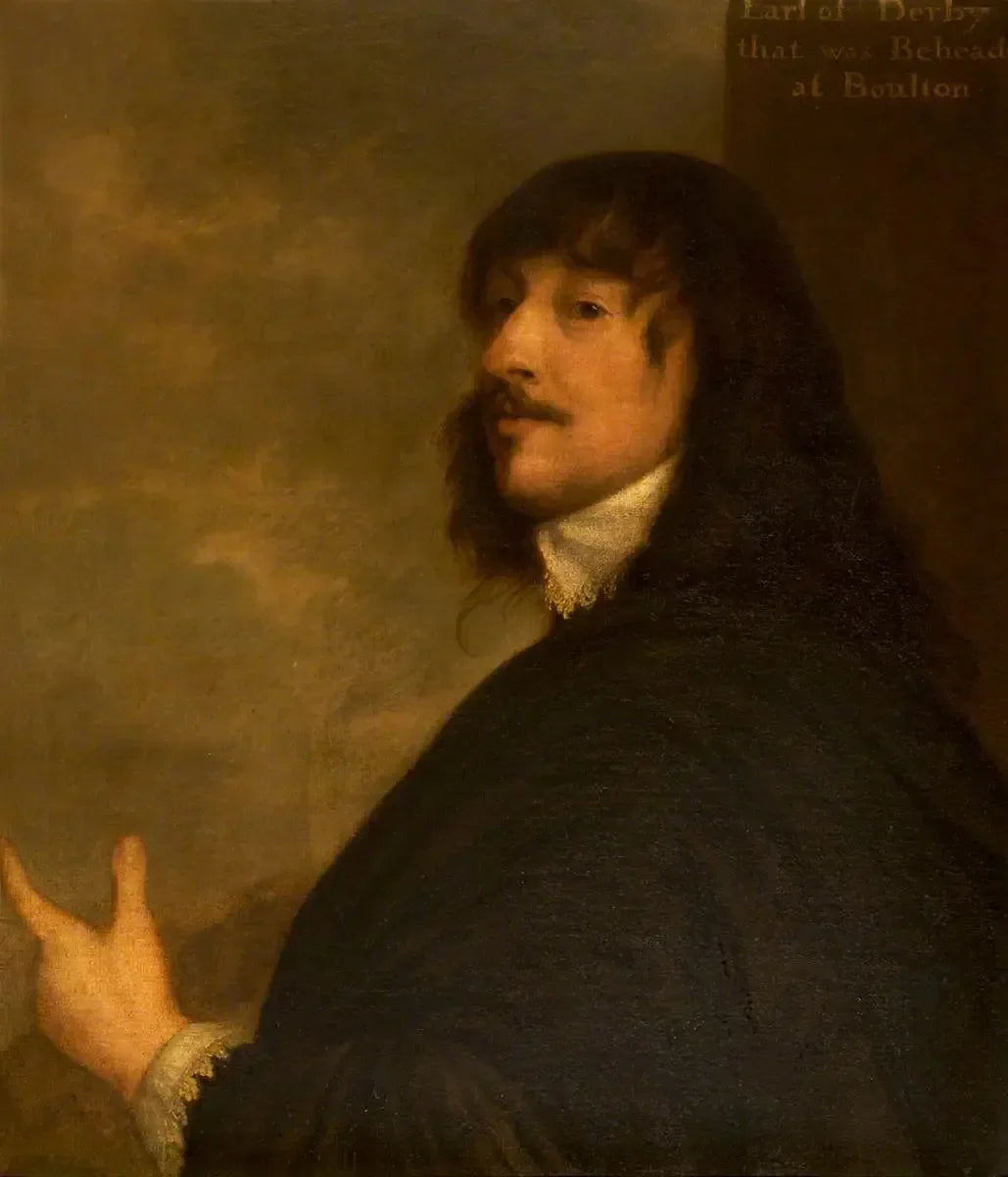 Sir James Stanley (1607–1651), 7e comte de Derby - Antoine van Dyck image 1 tableau peint à l’huile sur toile