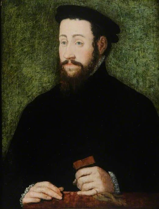 Sir John Cheke (1514–1557) - Corneille de Lyon image 1 copie peinte à la main à l’huile